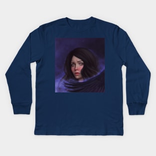 Raven Queen Kids Long Sleeve T-Shirt